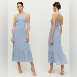 Reformation Arta Strapless Dress